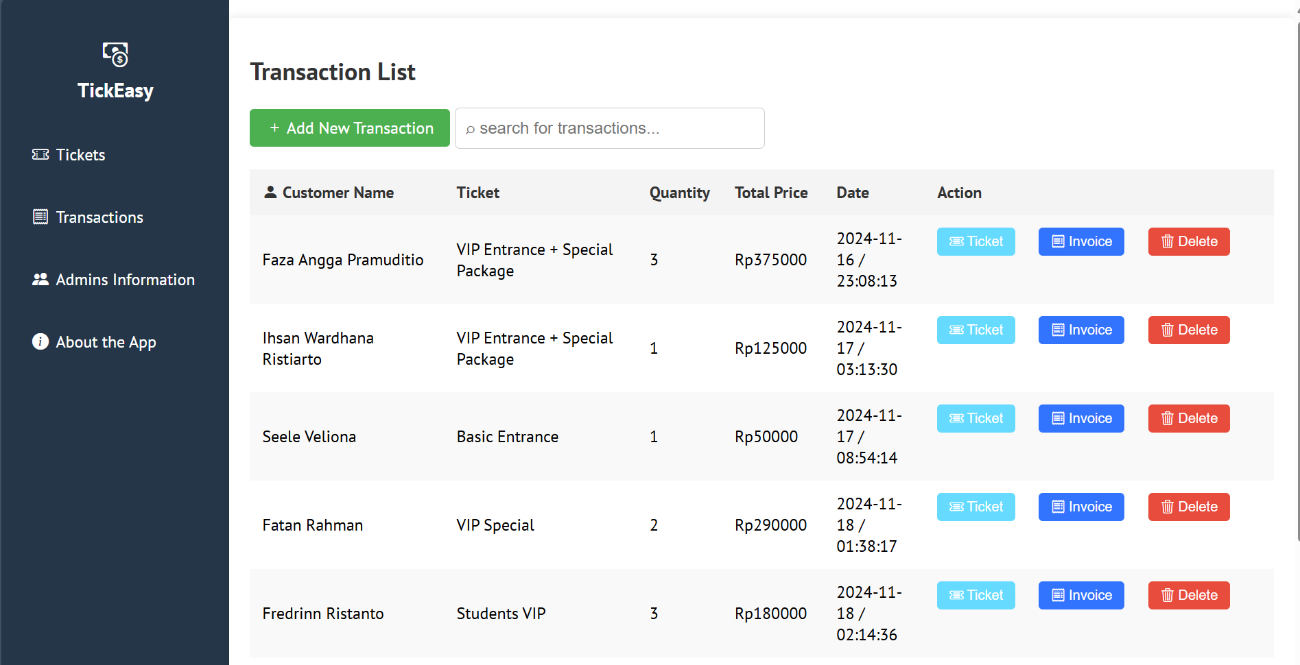 TickEasy
